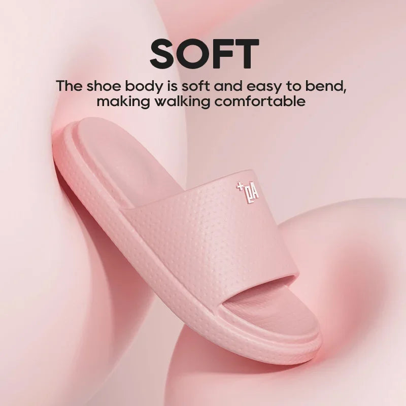 UTUNE Massage Women's Slippers Light Mute Home EVA Beach Soft Outdoor Slides Slip-ons Bathroom Anti-slip Men's Summer Shoes