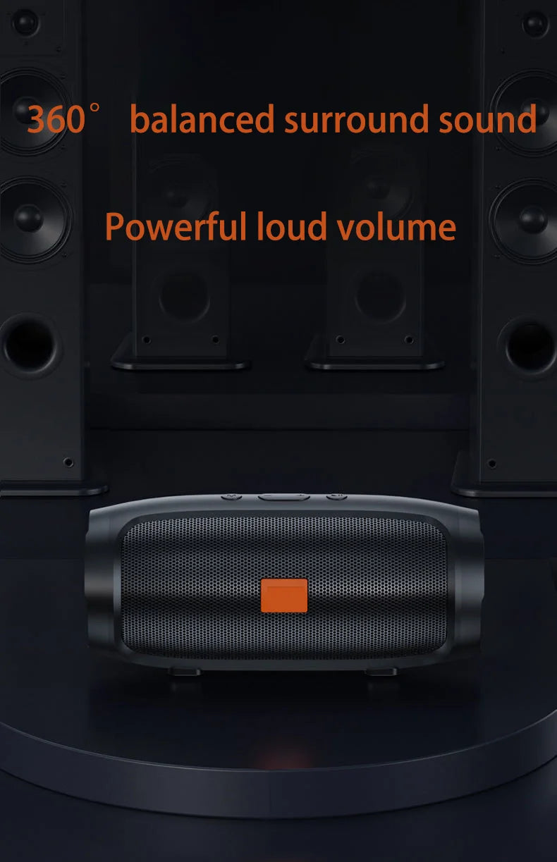 Bluetooth Speaker Dual Speaker Stereo Outdoor Tfusb Playback Voice Broadcasting Portable Subwoofer 50 Wireless Speaker