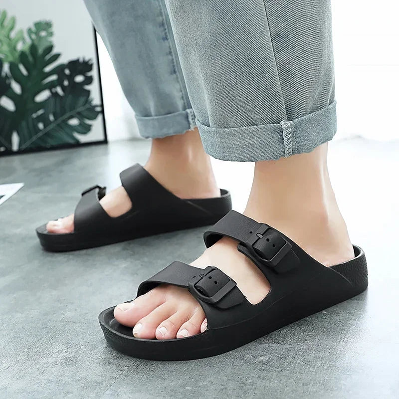 Summer Women Slippers Lightweight Comfortable White Flats Flip Flops Ladies Sandals Casual Mens Shoes Zapatos Mujer