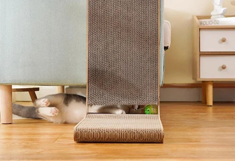 Cat Scratching Post Cat Scratching Board Wooden Wear-resistant and Scratch-resistant Post Furniture Training Grinding Claw Toys