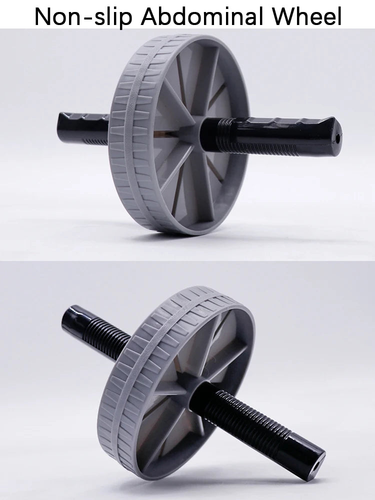 Abdominal Wheel Strong Load Bearing Non-slip Roller Strengthen Muscle Exercise Equipment Fitness Training Home Use Silent