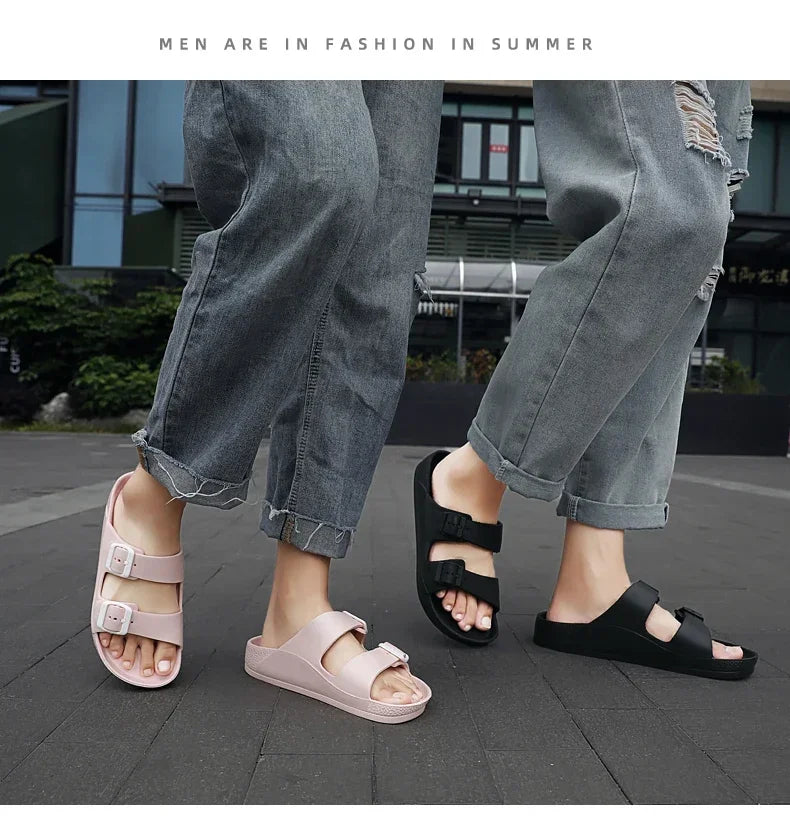 Summer Women Slippers Lightweight Comfortable White Flats Flip Flops Ladies Sandals Casual Mens Shoes Zapatos Mujer