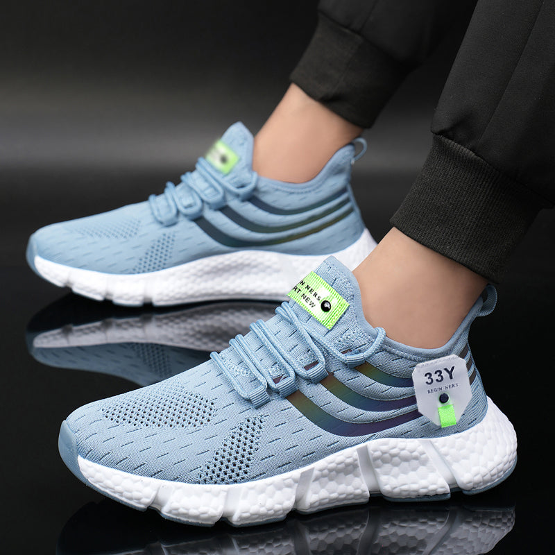 Women Sneakers 2023 New Mesh Breathable White Running Platform Shoes Comfortable Outdoor Sports Men Brand Shoes Tenis Masculino