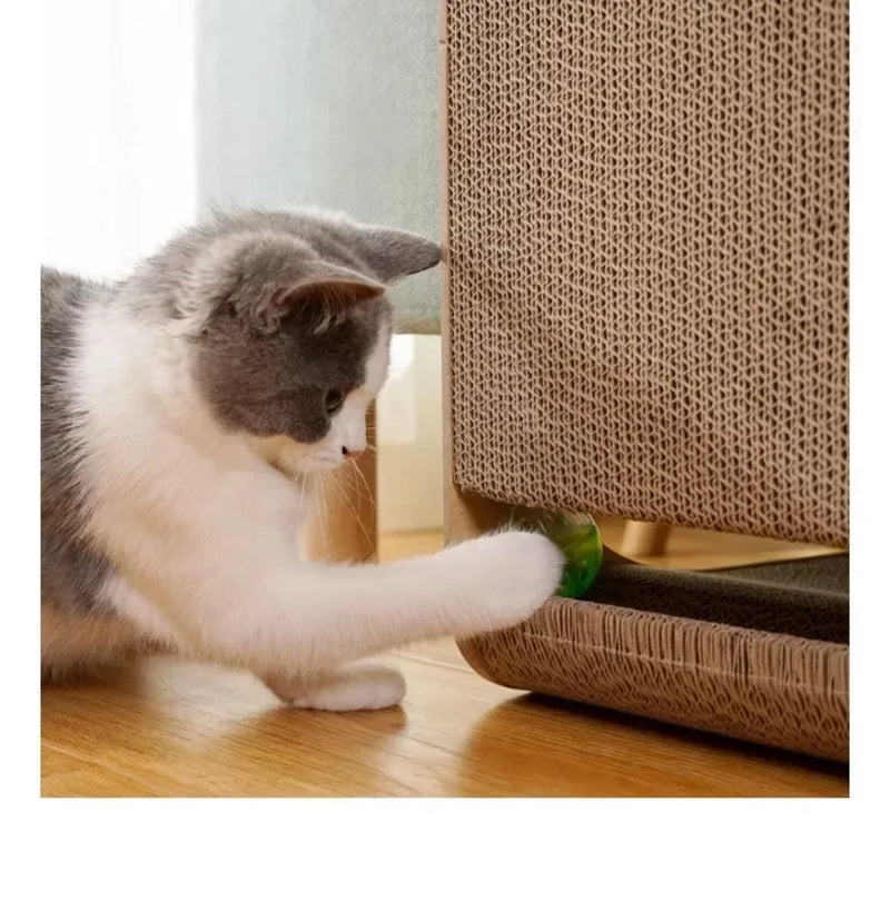 Cat Scratching Post Cat Scratching Board Wooden Wear-resistant and Scratch-resistant Post Furniture Training Grinding Claw Toys