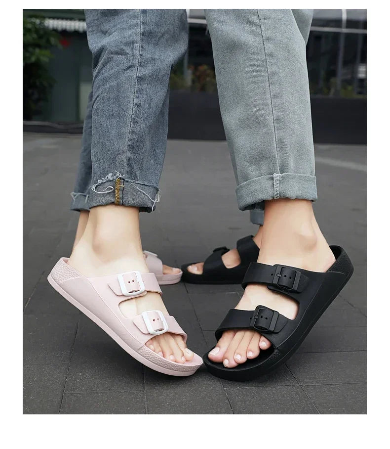 Summer Women Slippers Lightweight Comfortable White Flats Flip Flops Ladies Sandals Casual Mens Shoes Zapatos Mujer