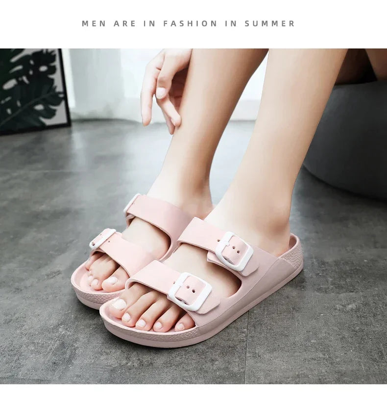 Summer Women Slippers Lightweight Comfortable White Flats Flip Flops Ladies Sandals Casual Mens Shoes Zapatos Mujer