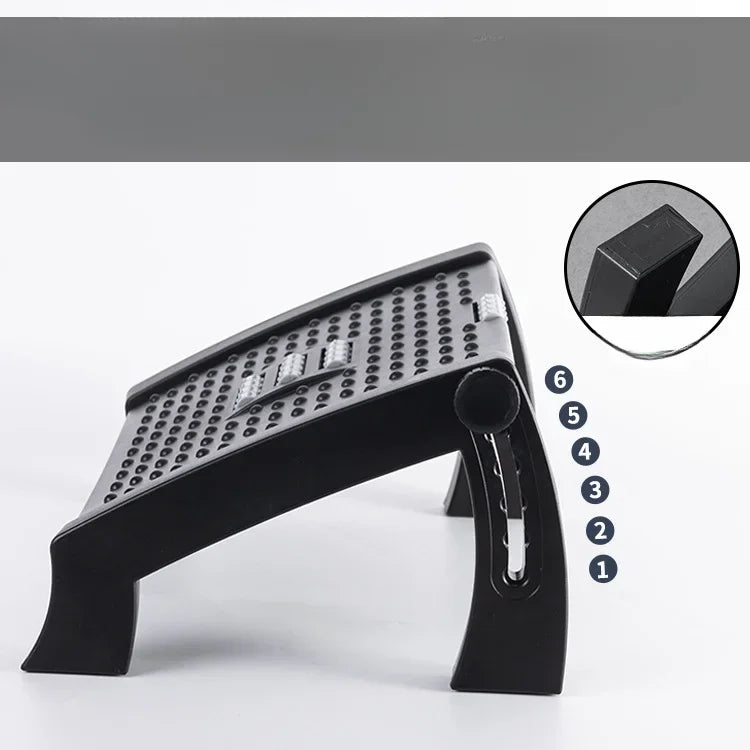 Manufacturers Wholesale Ottoman Anti-cross Legs Six Adjustable Ottoman Foot Stool Foot Stool Office Table Under The Foot Pedal