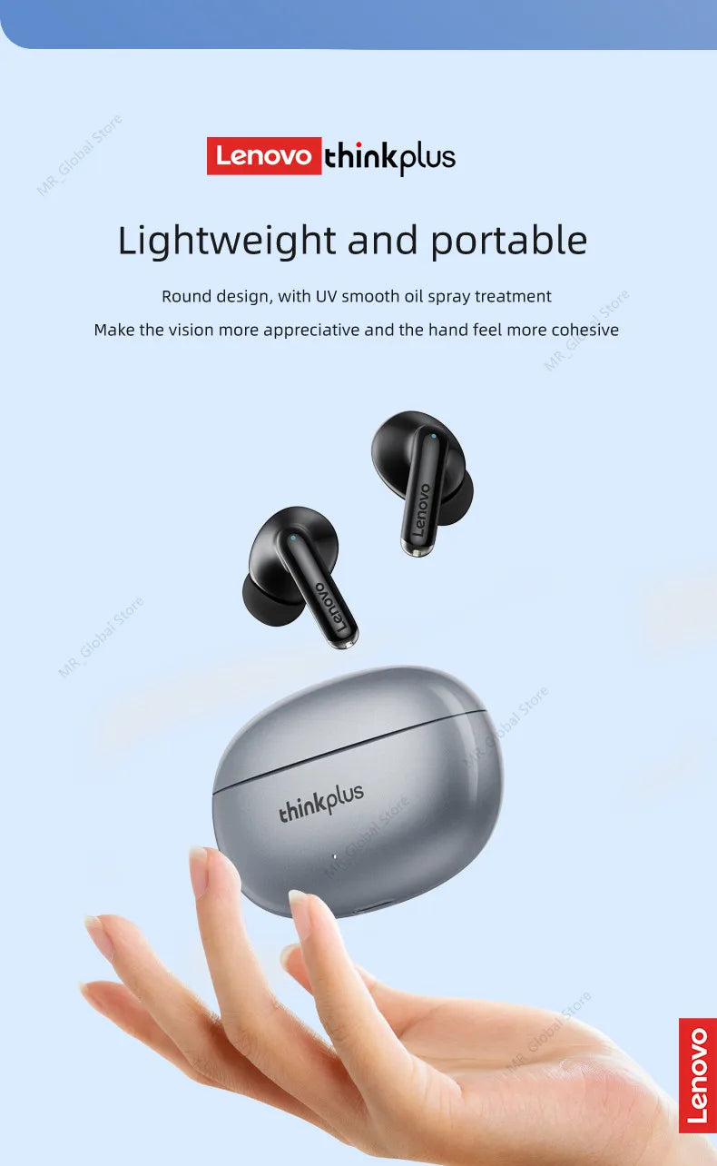 NEW Original Lenovo XT88 TWS Wireless Earphone Bluetooth 5.3 Dual Stereo Noise Reduction Bass Touch Control Long Standby headset