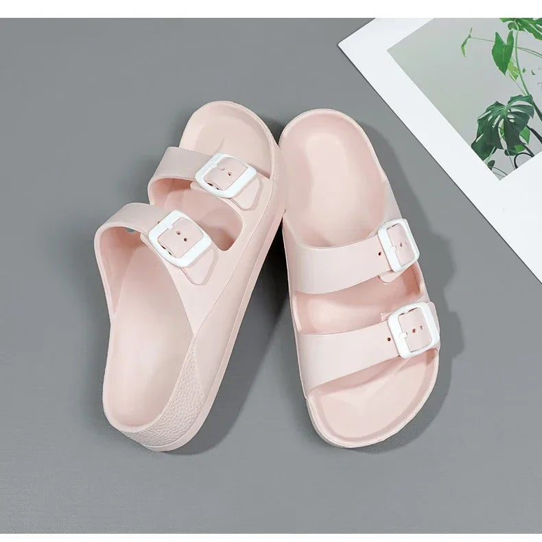 Summer Women Slippers Lightweight Comfortable White Flats Flip Flops Ladies Sandals Casual Mens Shoes Zapatos Mujer